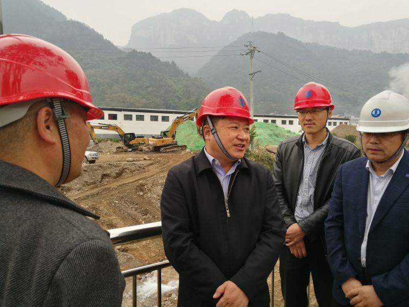 毛三军检查茅坪河项目现场工作 毛三军检查茅坪河项目现场工作